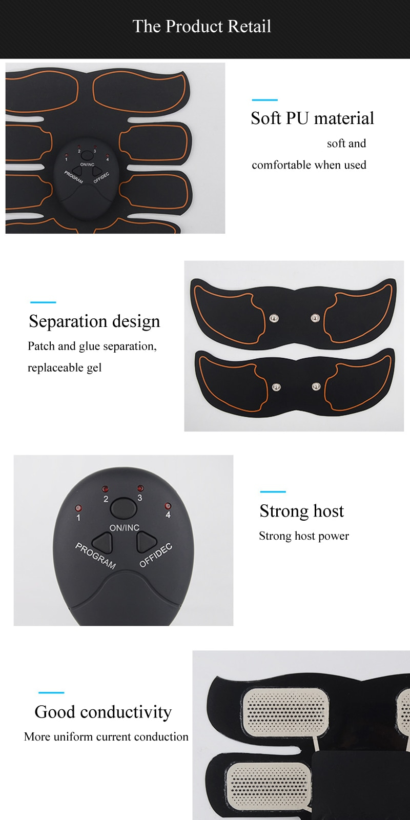 Abdominal EMS – 8 Pack Pink Edge 5